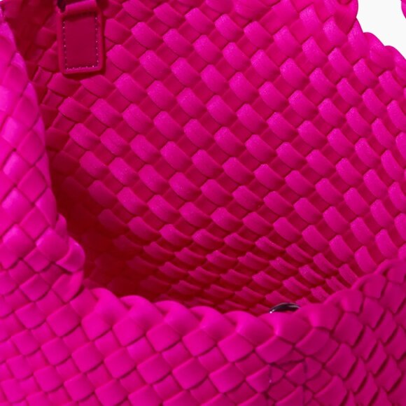 NWOT Naghedi St. Barths Petite Tote in Miami Pink - Picture 2 of 4